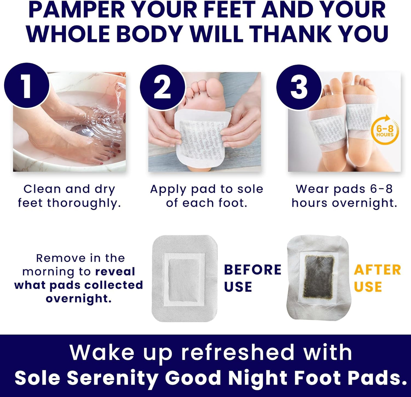 SoleSerenity™ Detox Foot Pads